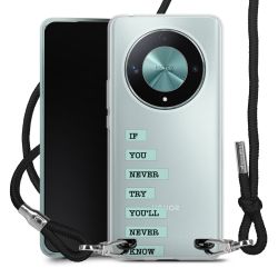 New Carry Case Transparent Stoff schwarz/silber