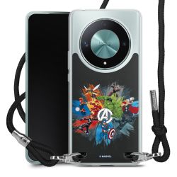 New Carry Case Transparent Stoff schwarz/silber