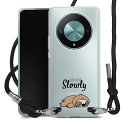 New Carry Case Transparent Stoff schwarz/silber