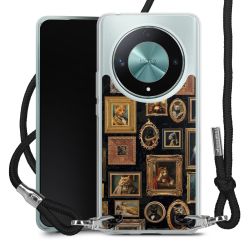 New Carry Case Transparent Stoff schwarz/silber