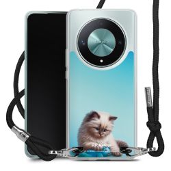 New Carry Case Transparent Stoff schwarz/silber