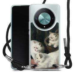 New Carry Case Transparent Stoff schwarz/silber