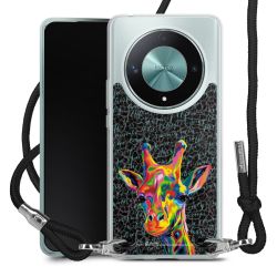 New Carry Case Transparent Stoff schwarz/silber