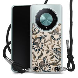 New Carry Case Transparent Stoff schwarz/silber