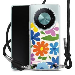 New Carry Case Transparent Stoff schwarz/silber