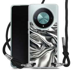 New Carry Case Transparent Stoff schwarz/silber