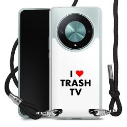 New Carry Case Transparent Stoff schwarz/silber