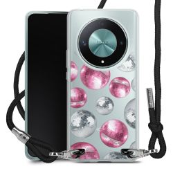 New Carry Case Transparent Stoff schwarz/silber