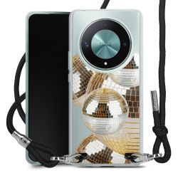 New Carry Case Transparent Stoff schwarz/silber