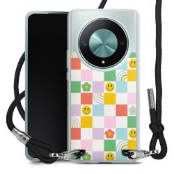 New Carry Case Transparent Stoff schwarz/silber