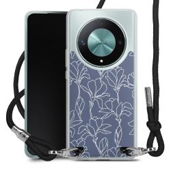 New Carry Case Transparent Stoff schwarz/silber