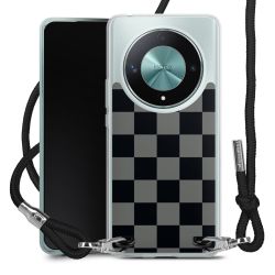 New Carry Case Transparent Stoff schwarz/silber