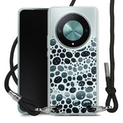 New Carry Case Transparent Stoff schwarz/silber