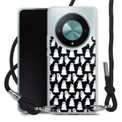 New Carry Case Transparent Stoff schwarz/silber