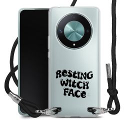 New Carry Case Transparent Stoff schwarz/silber