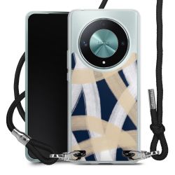 New Carry Case Transparent Stoff schwarz/silber