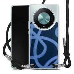 New Carry Case Transparent Stoff schwarz/silber