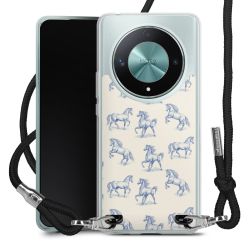 New Carry Case Transparent Stoff schwarz/silber