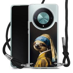 New Carry Case Transparent Stoff schwarz/silber