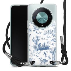 New Carry Case Transparent Stoff schwarz/silber