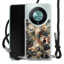 New Carry Case Transparent Stoff schwarz/silber