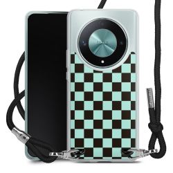 New Carry Case Transparent Stoff schwarz/silber