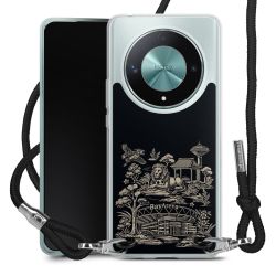 Carry Case Stoff schwarz/silber