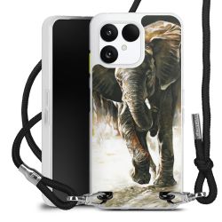 New Carry Case Transparent Stoff schwarz/silber