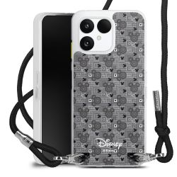 New Carry Case Transparent Stoff schwarz/silber