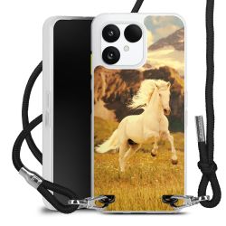 New Carry Case Transparent Stoff schwarz/silber