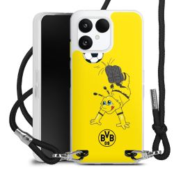 New Carry Case Transparent Stoff schwarz/silber