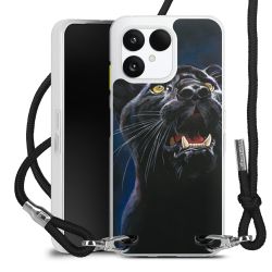 New Carry Case Transparent Stoff schwarz/silber