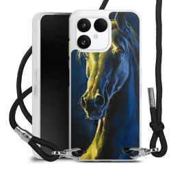 New Carry Case Transparent Stoff schwarz/silber