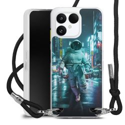 New Carry Case Transparent Stoff schwarz/silber