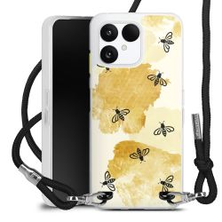 New Carry Case Transparent Stoff schwarz/silber