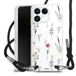 New Carry Case Transparent Stoff schwarz/silber