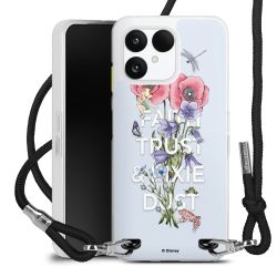 New Carry Case Transparent Stoff schwarz/silber