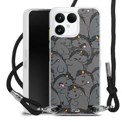 Carry Case Stoff schwarz/silber