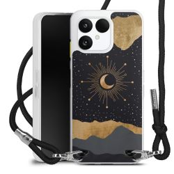 New Carry Case Transparent Stoff schwarz/silber