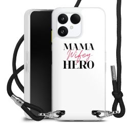 New Carry Case Transparent Stoff schwarz/silber