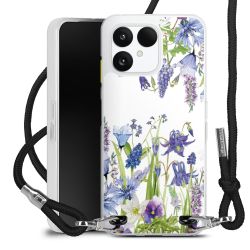 New Carry Case Transparent Stoff schwarz/silber