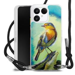 New Carry Case Transparent Stoff schwarz/silber