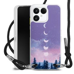 New Carry Case Transparent Stoff schwarz/silber