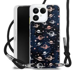 New Carry Case Transparent Stoff schwarz/silber