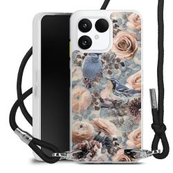 New Carry Case Transparent Stoff schwarz/silber