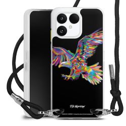 New Carry Case Transparent Stoff schwarz/silber