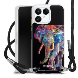 New Carry Case Transparent Stoff schwarz/silber