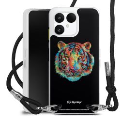 New Carry Case Transparent Stoff schwarz/silber