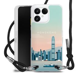 New Carry Case Transparent Stoff schwarz/silber