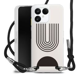 New Carry Case Transparent Stoff schwarz/silber